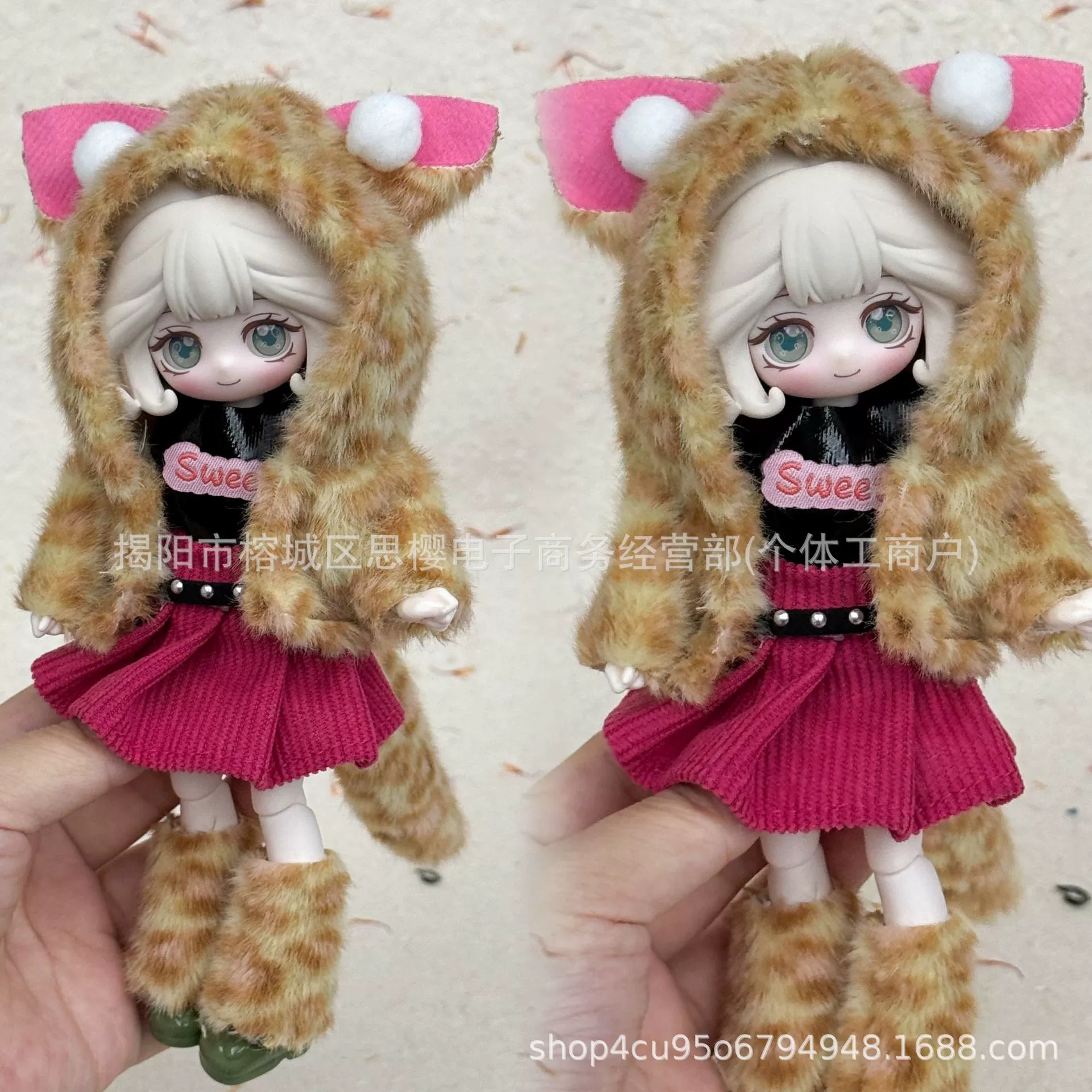 Набор одежды для куклы 8 очков bjd 12 очков ob11 11–17 см Ah Ti Bang Ni Tu Penny Beast Boy Clothes
