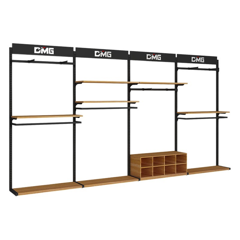Tienda de ropa de Pared Soporte de exhibición soporte de exhibición de tipo de piso tienda de gama alta para hombres