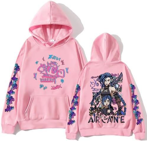 Sudadera transfronteriza AliExpress Arcane jinx Hoodie Novelty Graphic Long Sleeve