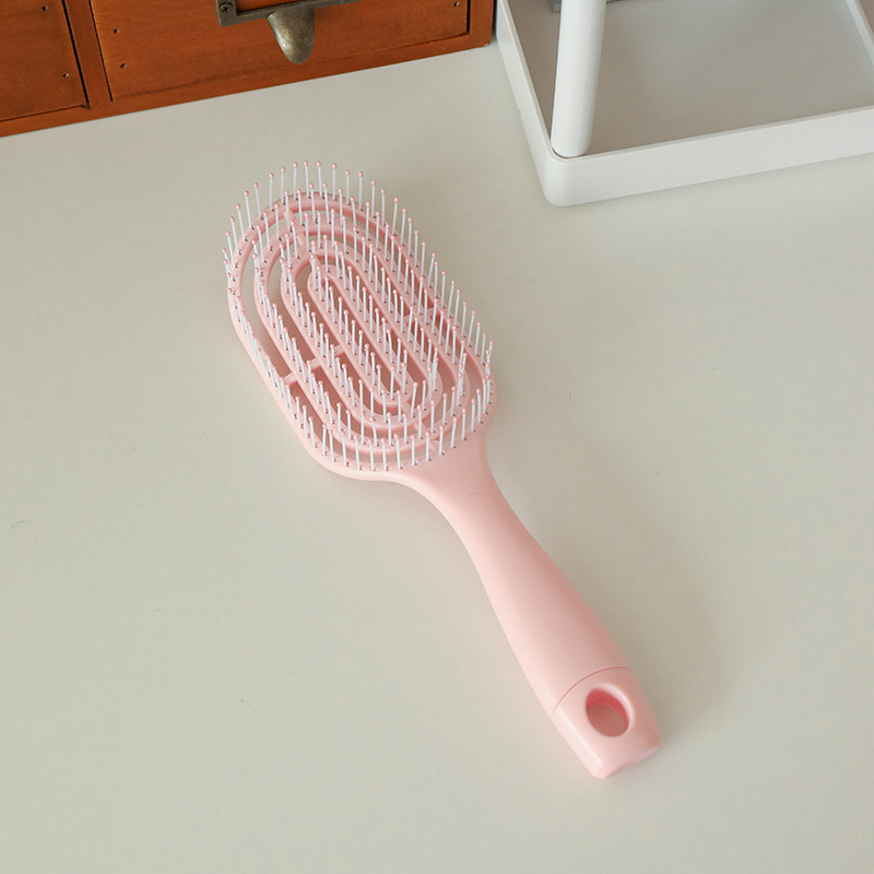 [spare rib comb*with holes] pink bag packaging