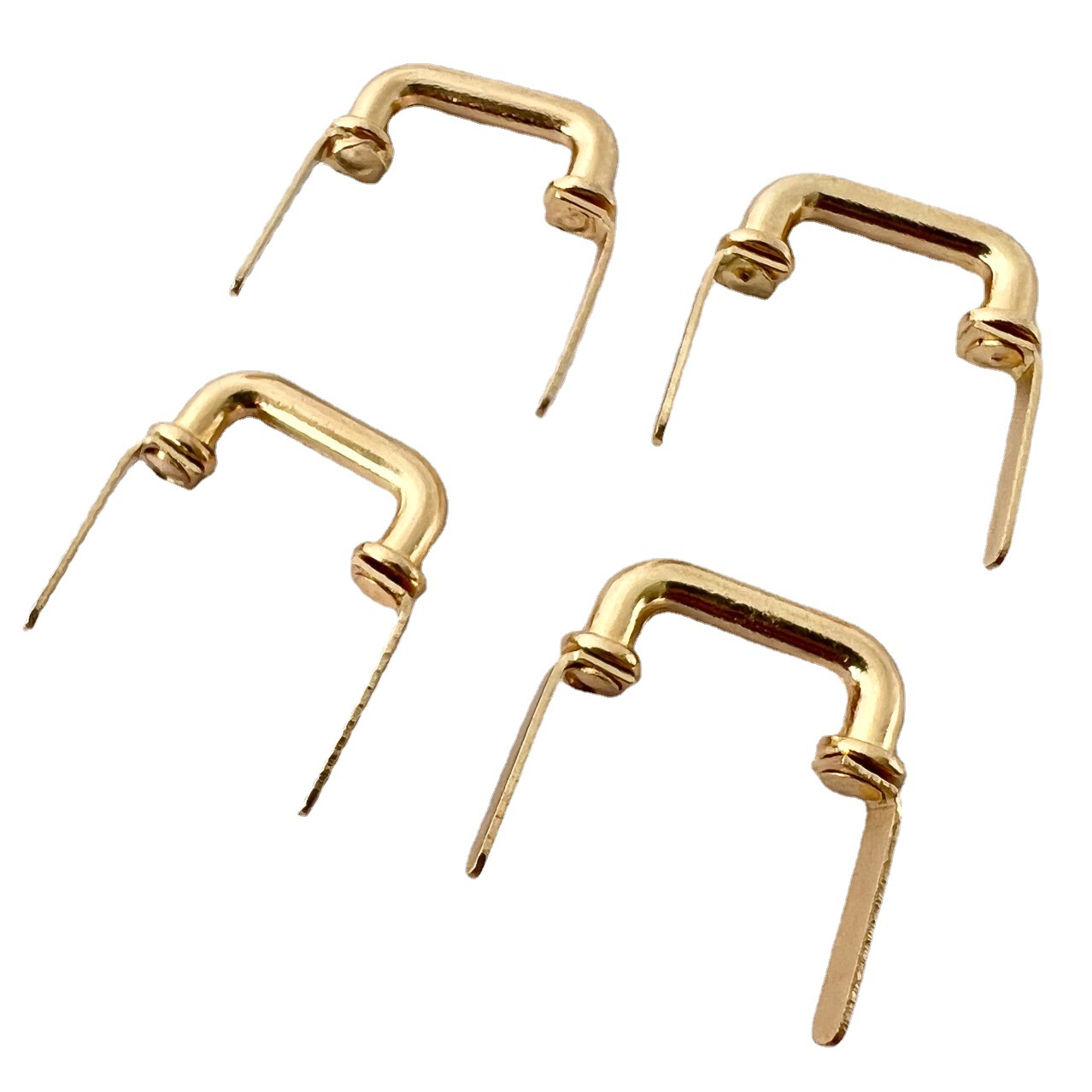 Direct sales luggage hardware accessories metal pin arch bridge handle handle buckle accessories with foot arch bridge