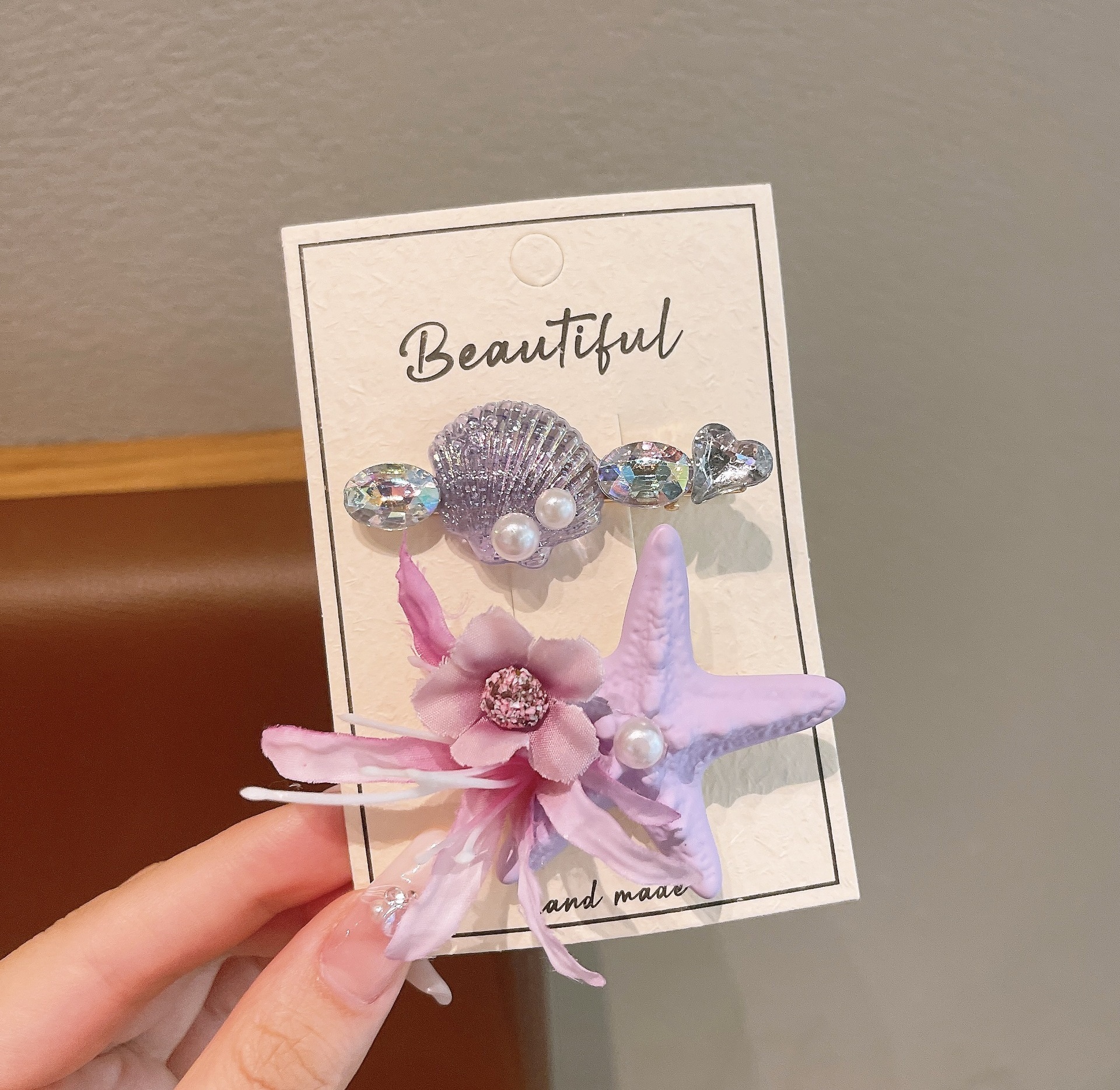 Niños super inmortales estrellas de mar flores clip de cabello para niñas clip de cabello para niñas frises clip de cabello para bebés clip de cabello tocado