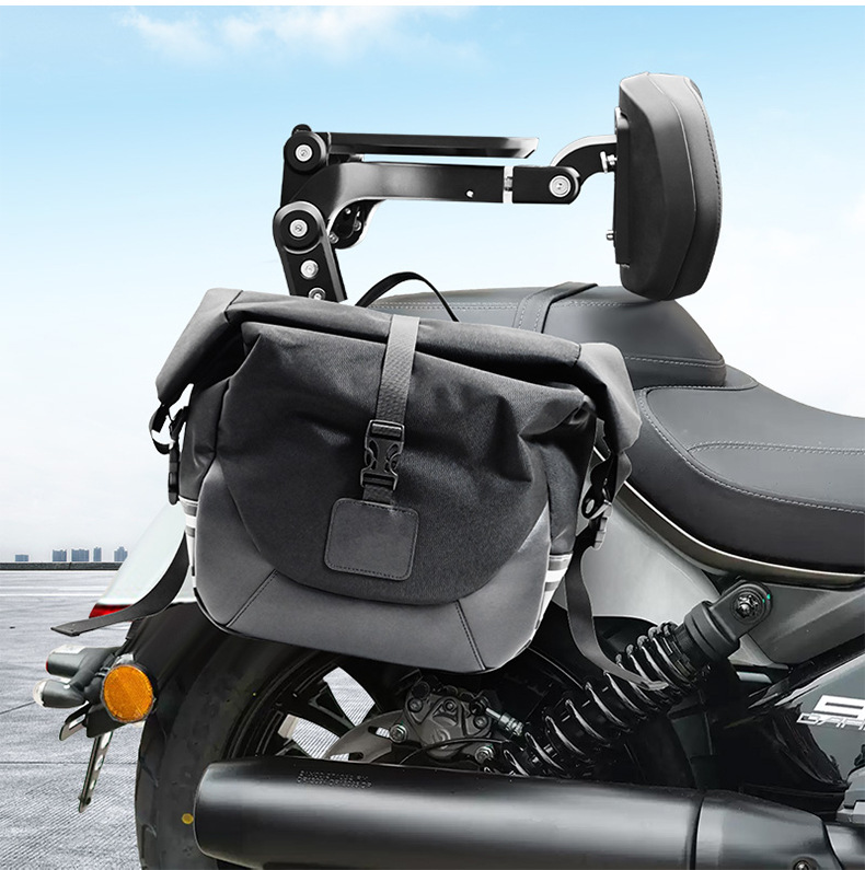 Suitable for Benza Black Flag -849.999999999% off Stackable Backrest Driver's Backrest Passenger Backrest Telescopic Motorcycle Folding Chair