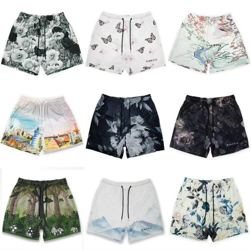 KINETIC trendy brand summer new sports fitness running basketball quarter shorts quick-drying trendy one-piece drop shipping