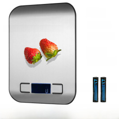 Stainless steel 5kg kitchen scale for home use, waterproof digital food baking gram scale, Amazon best-selling kitchen electronic scale