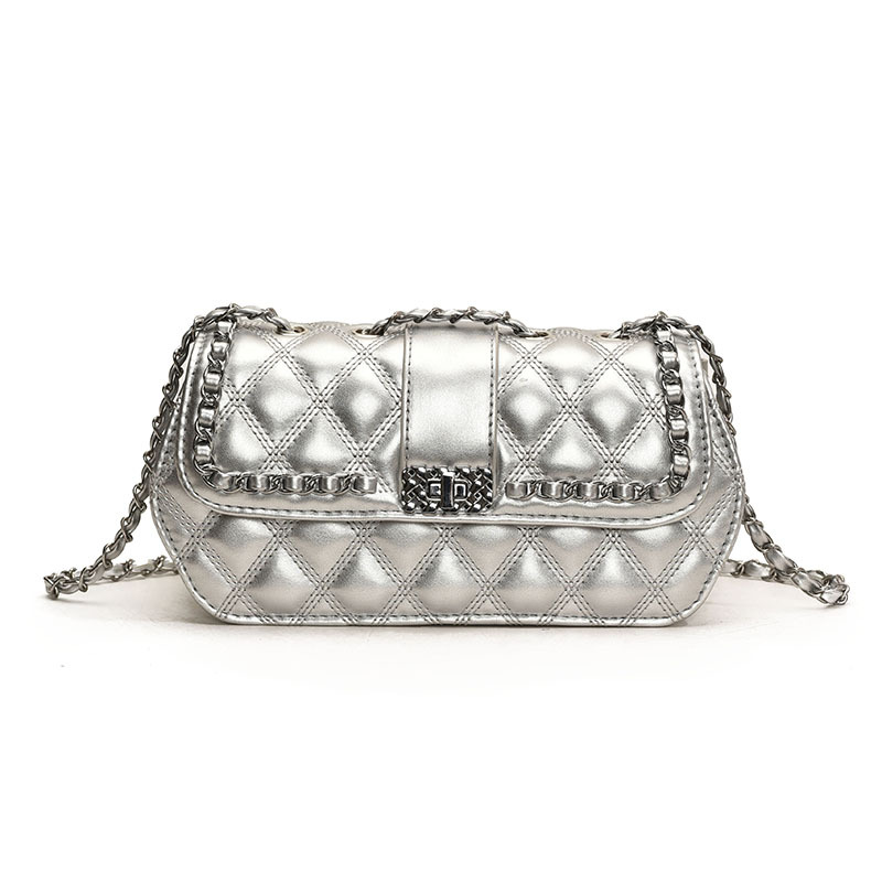 Bolso de textura para mujeres 2025 nuevo nicho de diseño de bolso de mochila popular este año, bolso de cadena bordada de diamante