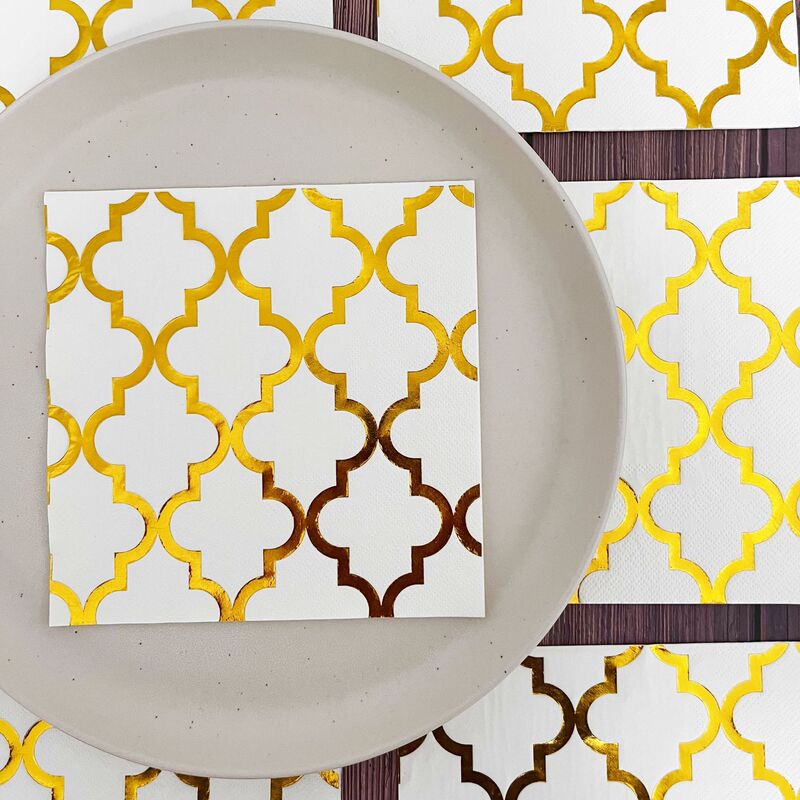 Bronzing Geometric Pattern Creative Paper Birthday Party Facial Tissue Wedding Hotel Decorative Paper Colorful Napkin Bronzing Geometric Pattern Creative Paper Birthday Party Facial Tissue Wedding Hotel Decorative Paper Colorful Napkin