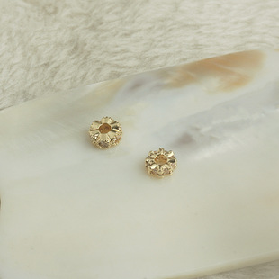 14k����ɫ�X݆�ʯ���� diy�ֹ��Ʒ��� ѩ����Ƭ�|Ƭ܇݆����