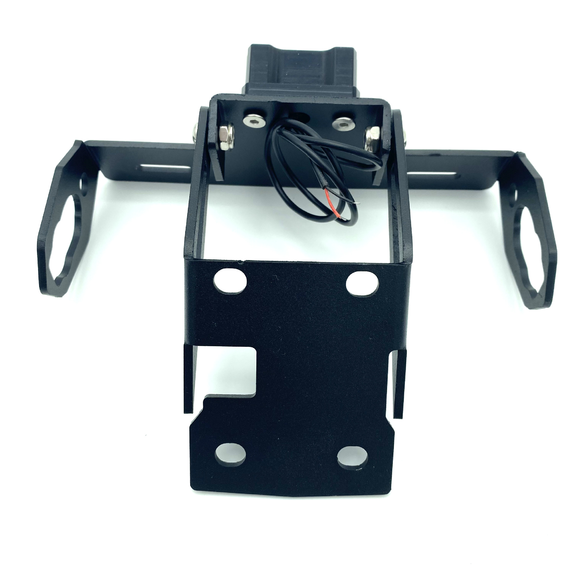 Applicable to Kawasaki Z650 Ninja 650 2017-2019 Modified Short License Plate Frame with Light License Plate Frame