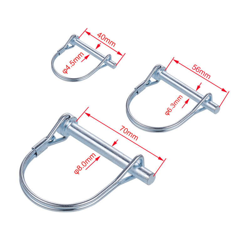圆卡销固定销拖挂房车汽车改装配件大全方形搭扣锁销