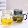办公家用泡茶耐热三件杯