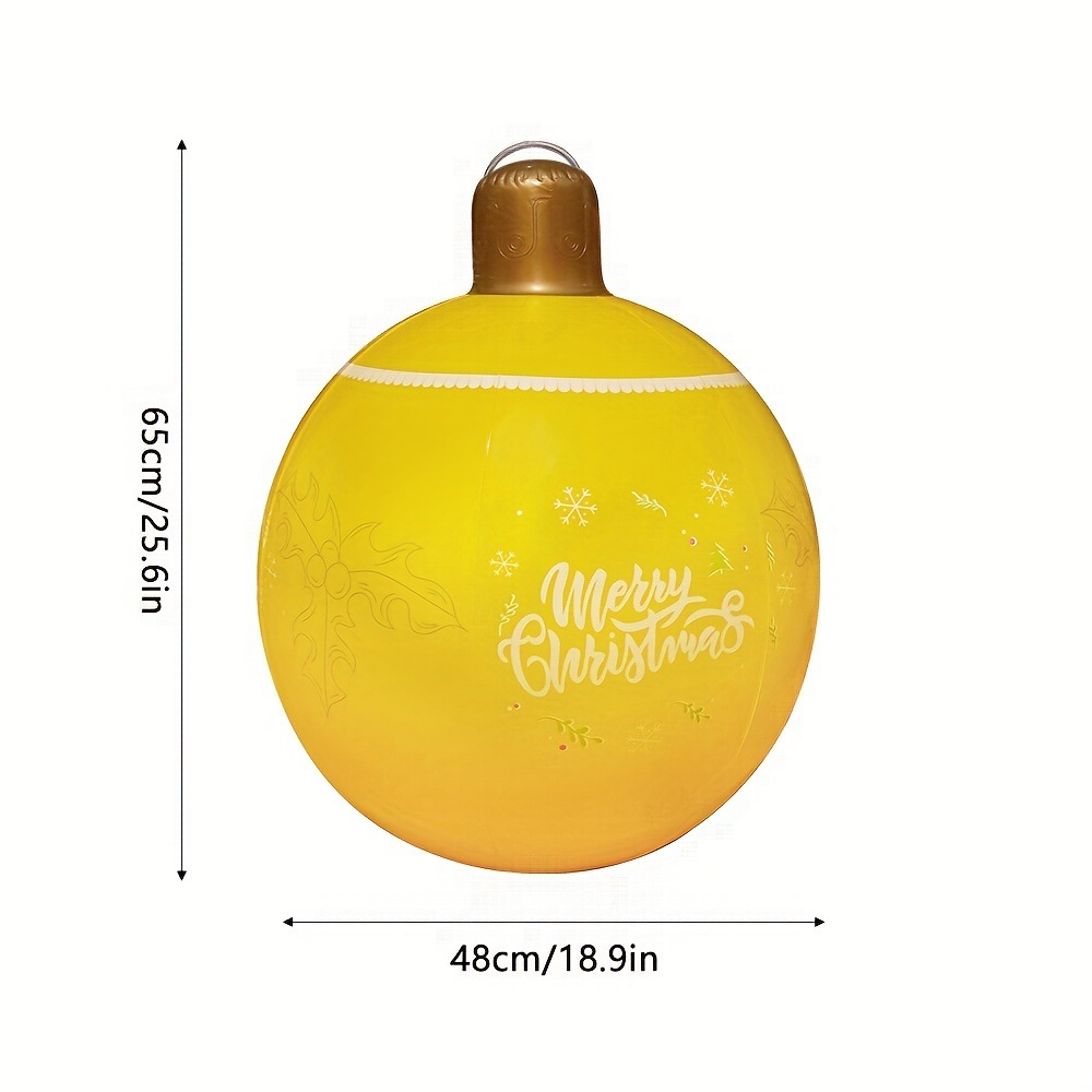Transfronteriza nueva bola inflable de Navidad fiesta patio al aire libre 60cm bola diversión vacaciones atmósfera Decoración