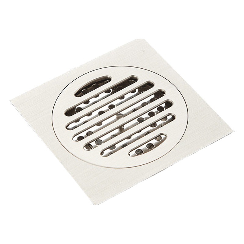 Desagüe de piso de cobre estilo crema baño balcón lavadora Desagüe de piso de cobre anti-desbordamiento anti-olor fabricante de desagüe de piso