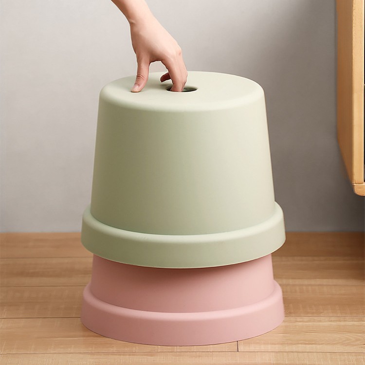 Thickened Small Stool, Plastic Chair, Shoe Changing Stool, Household Small Bench, Kidsren's Low Stool, Sofa Shoe Changing Stool, Adult Round Stool