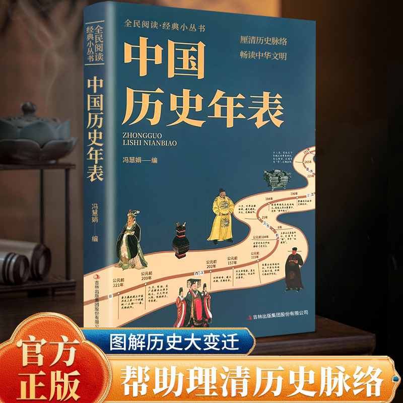 Chinese Historical Chronology Book Genuine Illustration of Historical Changes Clarifies Historical Context and Reads Chinese Civilization