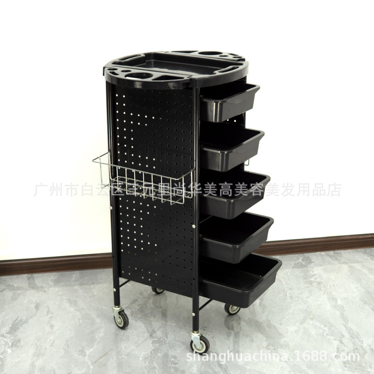 Carro con cajones para peluquería o salón de belleza, móvil