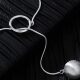 Brushed Ball Long Necklace Women's 2024 New High-end Elegant Light Luxury Woolen Chain Women's Niche Design Sense Women
