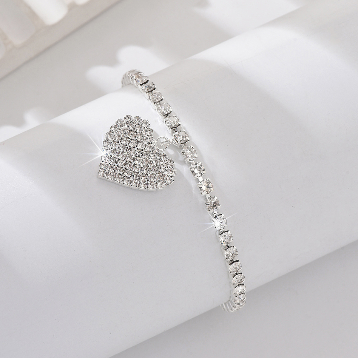Europa y los Estados Unidos tendencia transfronteriza tobillas de diamante multicapa in joyería de viento mujer moda amor tobillas Ankle image 5
