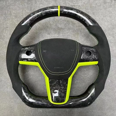 Steering wheel 3/Y modified carbon fiber