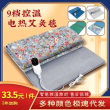 艾絨電熱理療毯9檔全身熱敷毯艾草暖腹毯理療電熱毯養生電加熱
