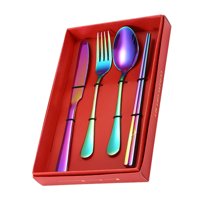 심포니젓가락 4종세트(빨간박스)