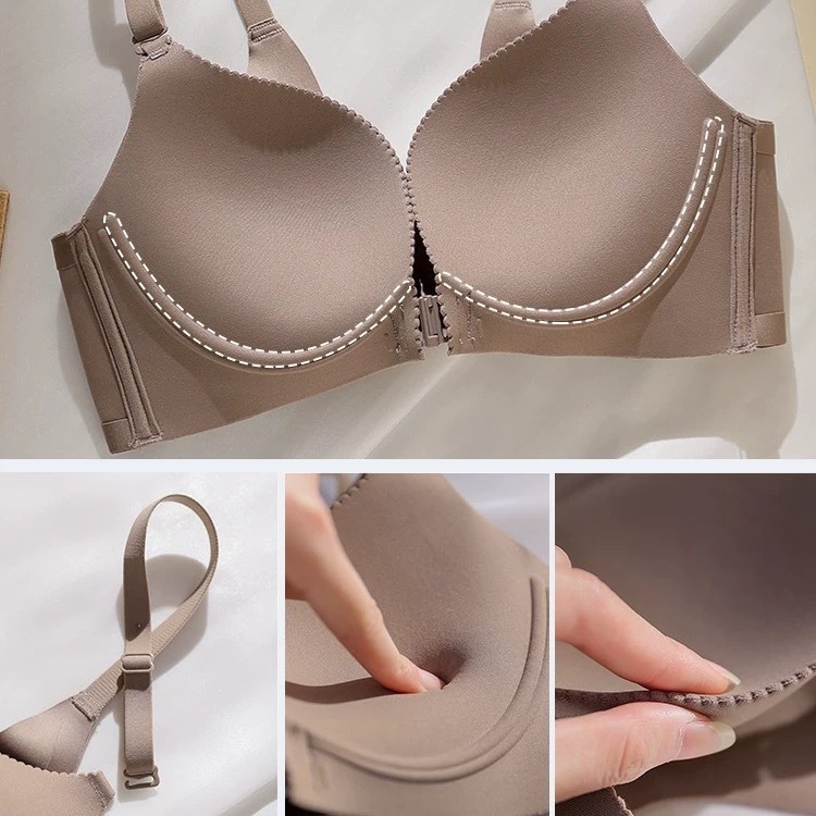 Venta directa de fábrica comercio electrónico transfronterizo Sudeste de Asia Vietnam Tailandia damas sin costuras sujetador de recogida lateral cómodo