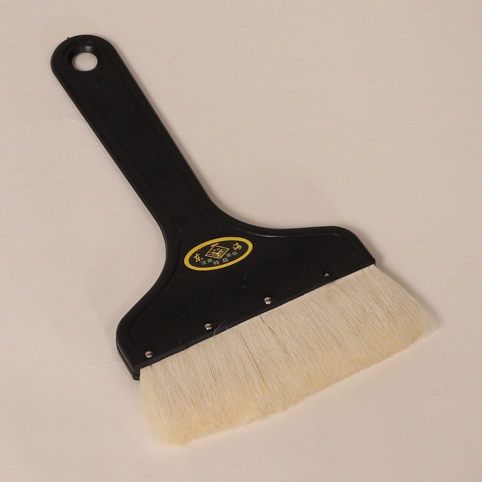 东海牌4寸A级蓝柄羊毛刷 厂方直销 批发油漆辅料工具 油漆刷