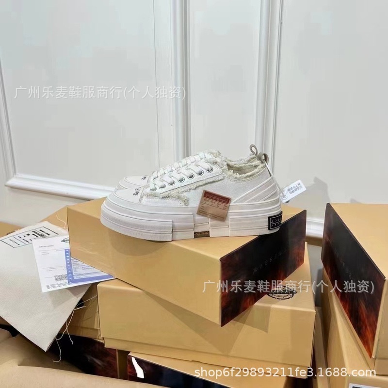高品质带芯片火焰盒吴建豪同款休闲帆布鞋天鹅之心羽毛亮片乞丐鞋|undefined