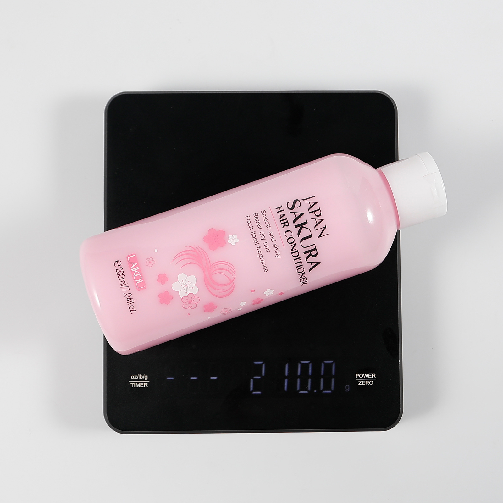 Cross-border LAIKOU Cherry Blossom Conditioner 200ml, smooth, lustrous, Moisturizing and improving frizz, factory in stock wholesale undefined