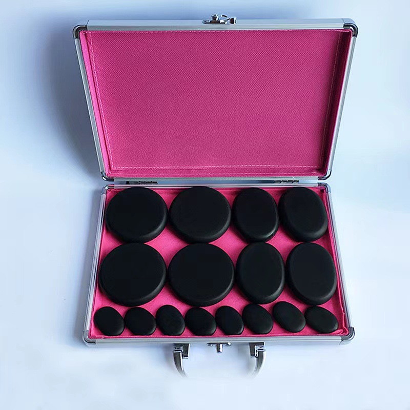 Spa Hot Stone Heating Box Set, 20-piece Set Of Constant Temperature...