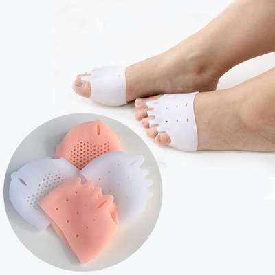 Pentapore Sub-toe Honeycomb Forefoot Steppin silica gel shock absorption non-slip Orthotic device Overlapping Toe separator
