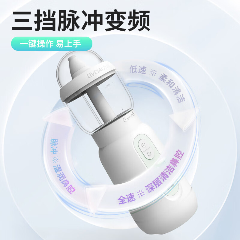 Electric Spray Nasal Washer, Three-Speed Pulse Frequency Conversion Children's Nasal Washer, Delicate and Dense Water Mist, Gentle and Comfortable