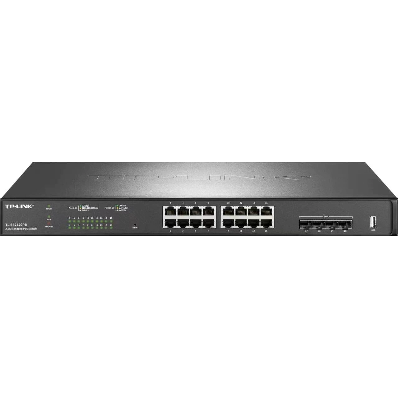 TP-LINK TL-SE2420PB 2.5G облачное управление PoE коммутатор