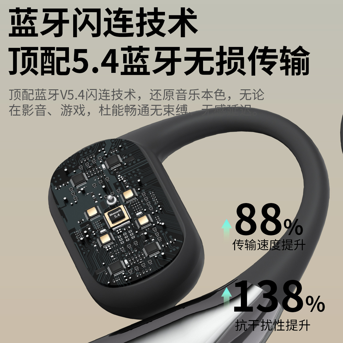 FongCian auriculares Bluetooth inalámbricos con pantalla para escuchar música local, leer libros, escuchar auriculares deportivos inalámbricos