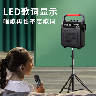 Rechargeable Universal Wireless Microphone K Song One-to-Two Receiver Bluetooth Audio K Singing Microphone Live Radio