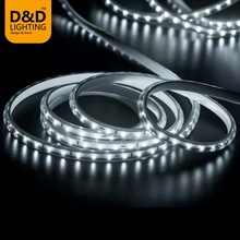 跨境直供led高压灯带 高品质220V无导线灯带2835/120灯室内外防水