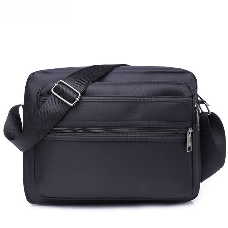 Cross-border supply new men's single-shoulder bag Korean-style waterproof Oxford cloth crossbody bag student supplement neutral backpack