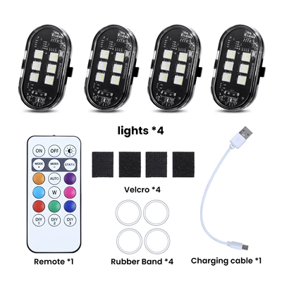 Other lights Motorcycle Electric Vehicle Led Strobe - 4-lights