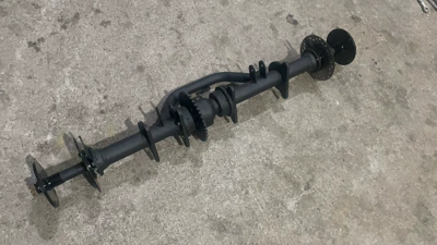 Four-Wheel Motorcycle Atv Go-Kart Modified Accessories Chain Transmission Differential Rear Axle Double Disc Brake 81Cm/100Cm (Motorcycle frame) - 81cm-without-brake-system
