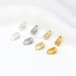 ��ɫ18k����Q�y�荹��ӿ۰��������������A��DIY�ֹ��Ʒ���
