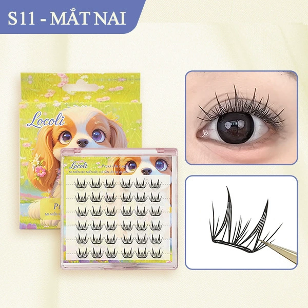 Glue-free deer eyelashes