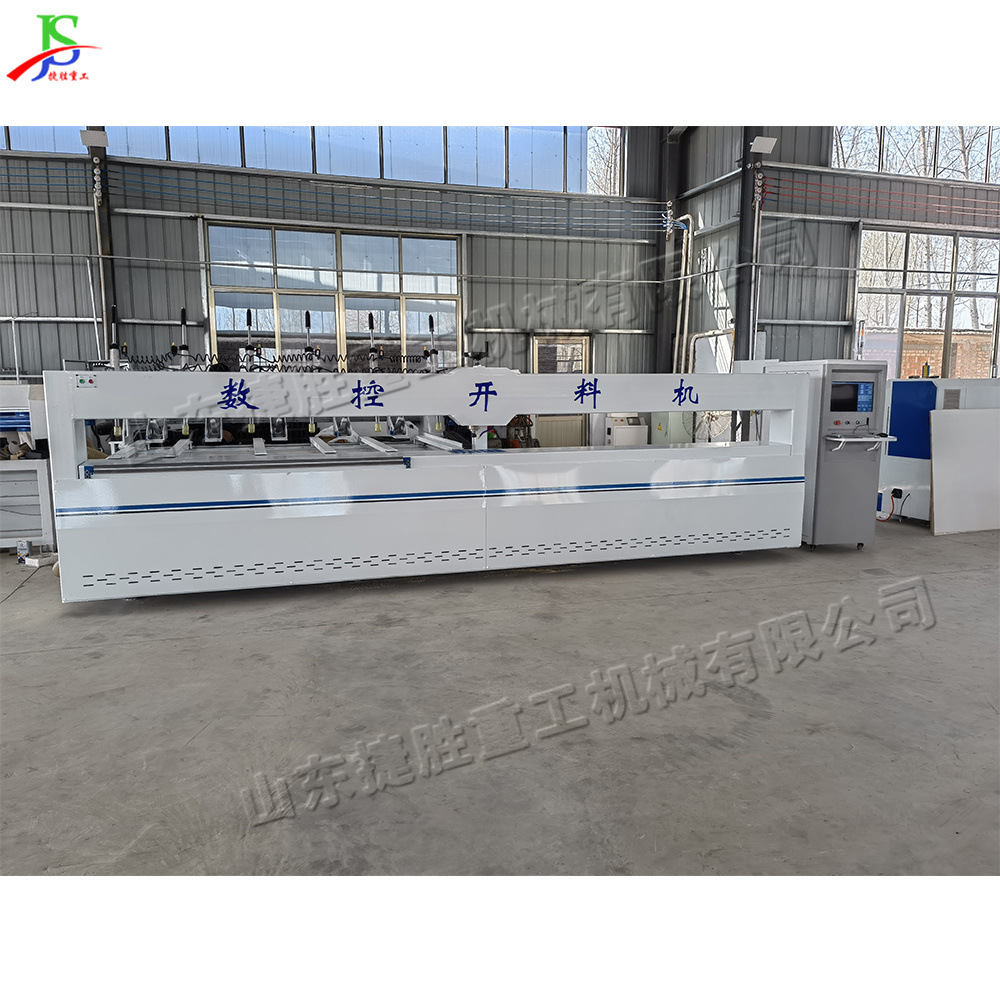 Máquina de corte de madera de gabinete horizontal de cuatro procesos de corte de madera de control numérico automático