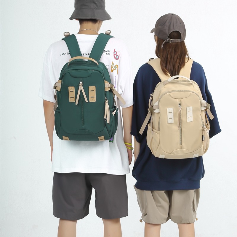 Women's Dual Shoulder Bag 2022 New Arrival Large Capacity Student Laptop Backpack Hong Kong Style Men's Junior/Senior High School College Students Casual School Bag