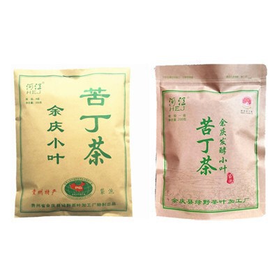 Guizhou Tea River Jiang Fermented Yuqing Small Leaf Kuding Tea Bagged Tea Wholesale One Box of 50 Bags
