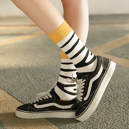 2 nuevos calcetines de mujer de algodón puro