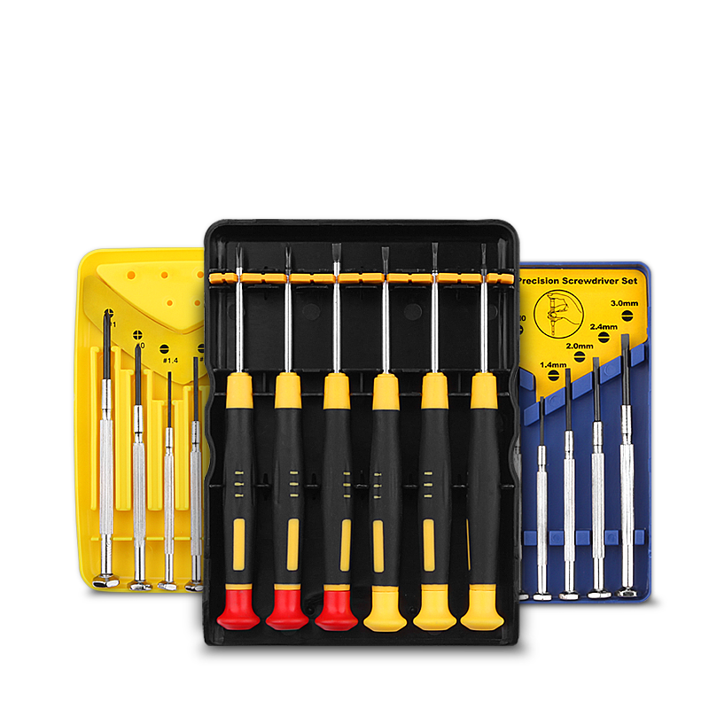 Destornillador de precisión destornillador pequeño de una palabra en forma de estrella cruzada lote de teléfono móvil reloj gafas destornillador juego de destornillador