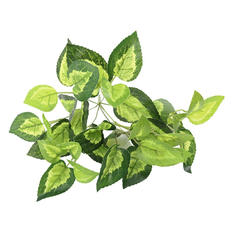 Venta al por mayor decoración interior planta accesorios de pared simulación pequeña planta verde maceta decoración falsa planta simulación mango paquete