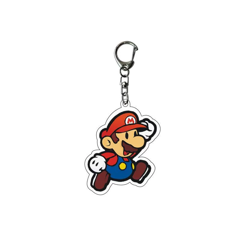 Cartoon acrylic creative keychain, bag for keys, pack, pendant