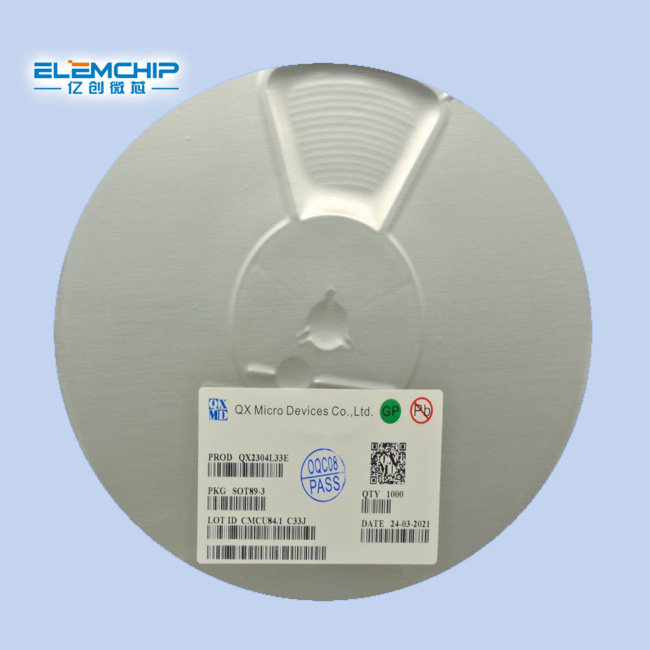 授权代理泉芯 QX2303L33E  SOT89封装  升压DC-DC芯片IC