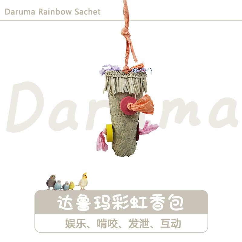 ДАРУМА Тайвань ДАРУМА попугай Радужное Саше игрушка отрывная бумага бузед ручной работы аксессуары для клетки для птиц